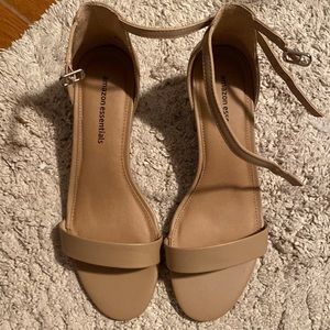 Tan Amazon Essentials Heels